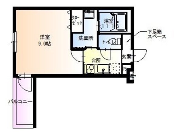 淡路駅 徒歩5分 3階の物件間取画像